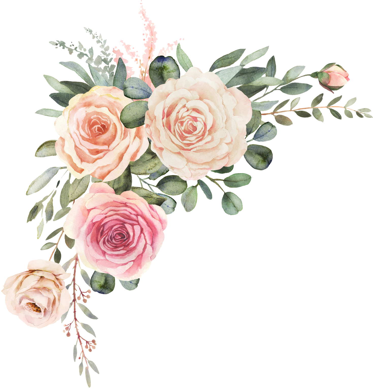 Decorative Floral Border