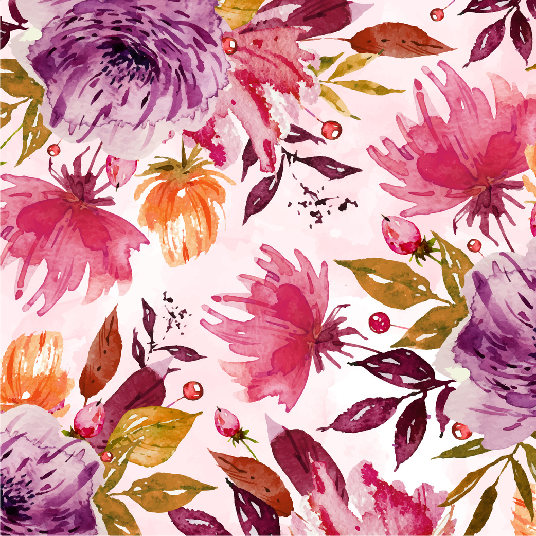Watercolor Floral Pattern